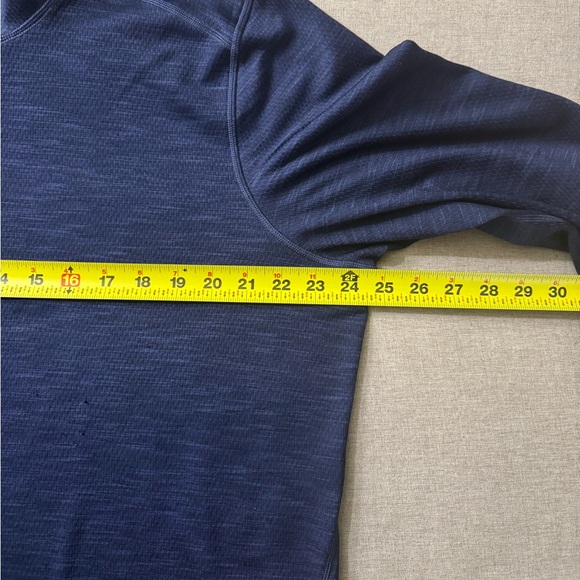 REI Men's Navy Zip-Up Sweater - Picture 6 of 7